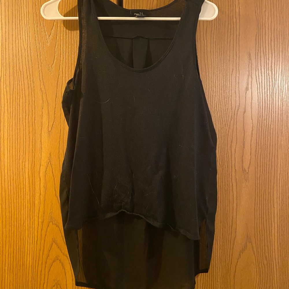 Long back tank top
